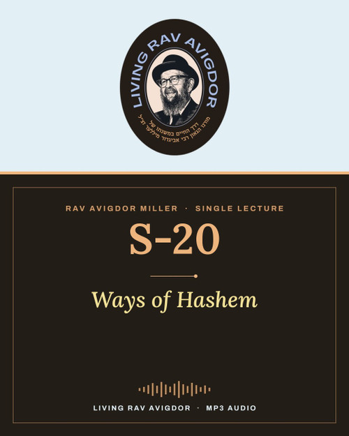 Rav Avigdor Miller lecture S-20 – Ways of Hashem (MP3)