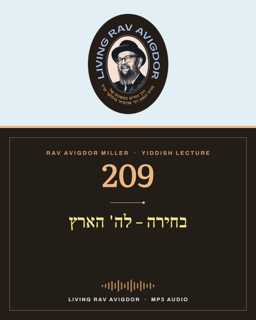 Rav Avigdor Miller MP3 lecture cover