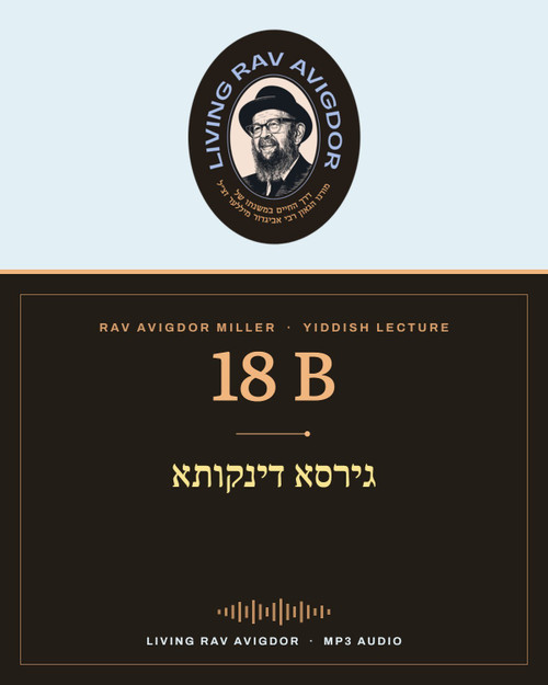 Rav Avigdor Miller MP3 lecture cover
