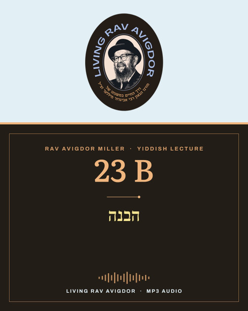 Rav Avigdor Miller MP3 lecture cover