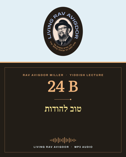 Rav Avigdor Miller MP3 lecture cover