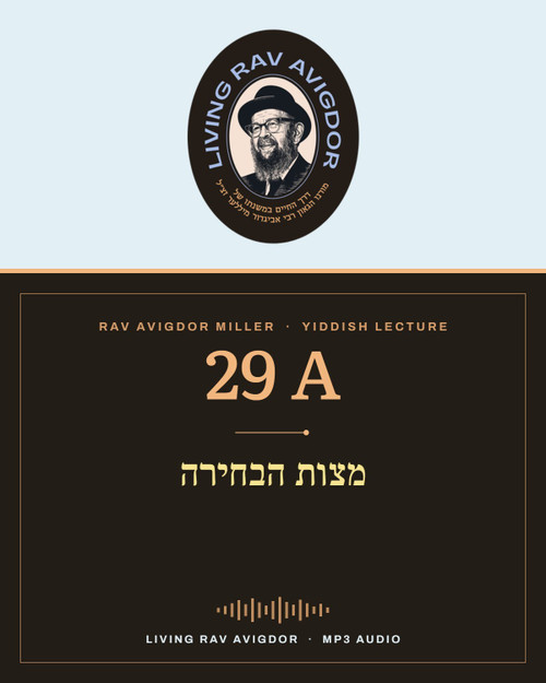 Rav Avigdor Miller MP3 lecture cover