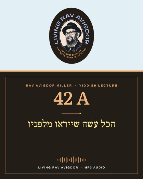 Rav Avigdor Miller MP3 lecture cover