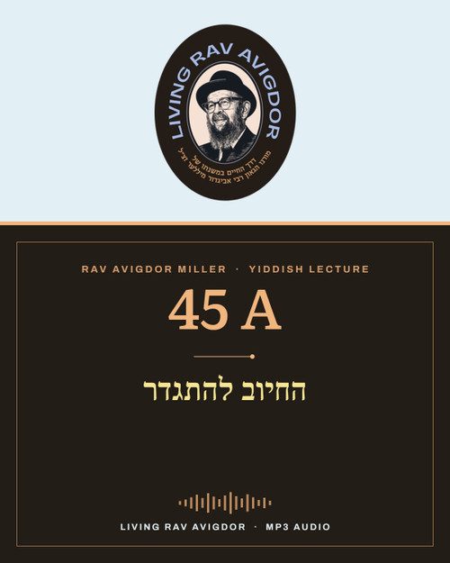 Rav Avigdor Miller MP3 lecture cover