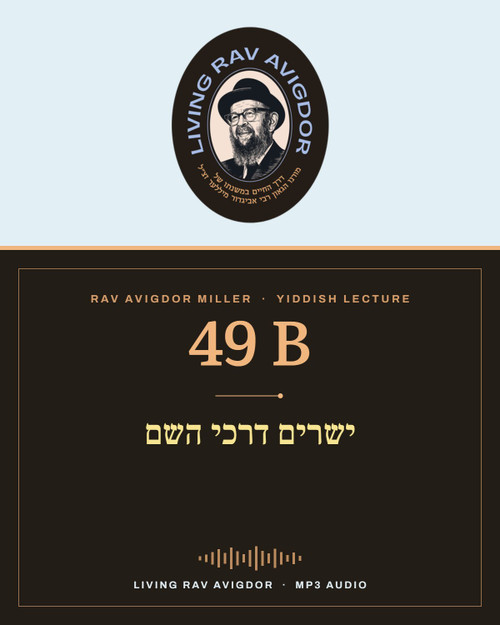 Rav Avigdor Miller MP3 lecture cover