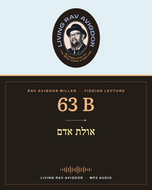 Rav Avigdor Miller MP3 lecture cover