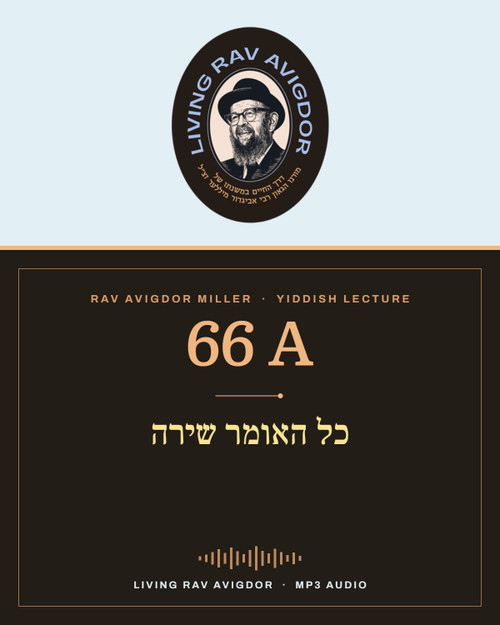 Rav Avigdor Miller MP3 lecture cover