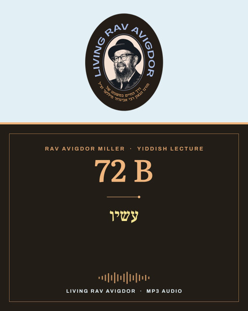 Rav Avigdor Miller MP3 lecture cover