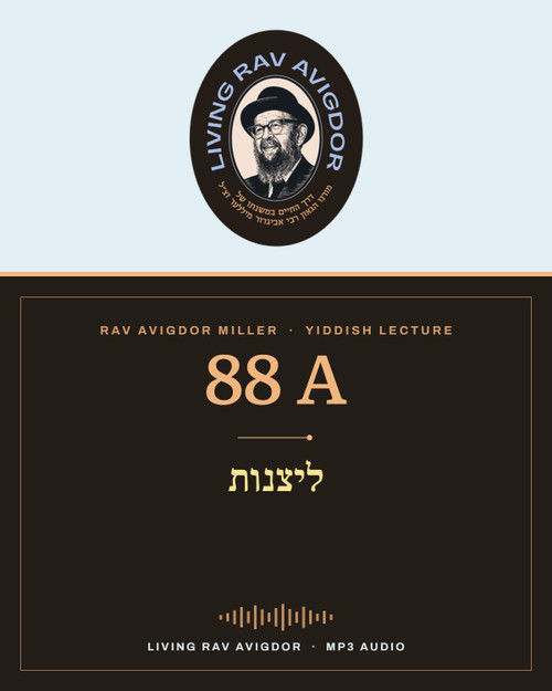 Rav Avigdor Miller MP3 lecture cover