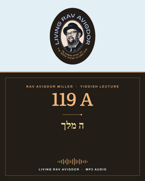 Rav Avigdor Miller MP3 lecture cover