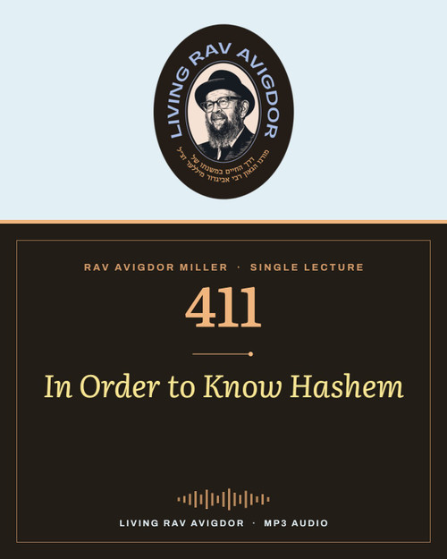 Rav Avigdor Miller MP3 lecture cover