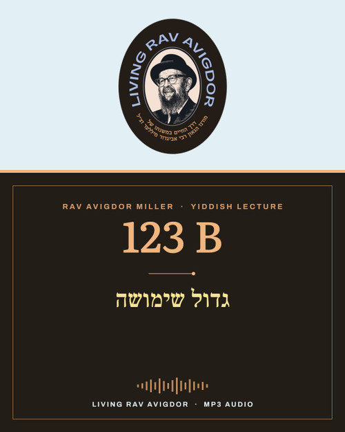 Rav Avigdor Miller MP3 lecture cover