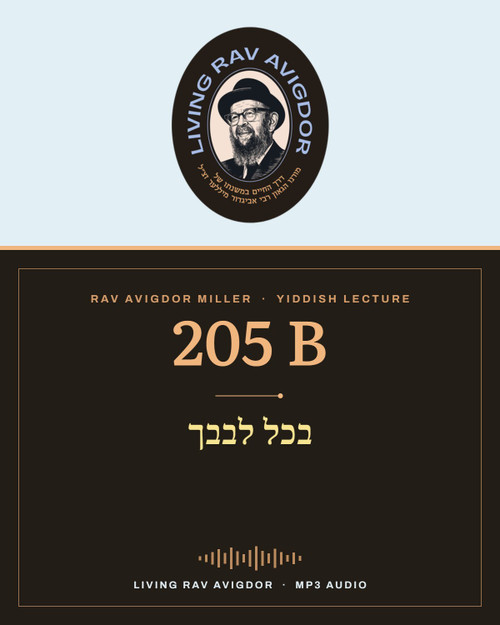 Rav Avigdor Miller MP3 lecture cover