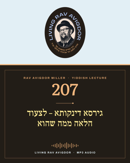 Rav Avigdor Miller MP3 lecture cover