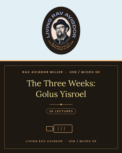 The Three Weeks: Golus Yisroel – 26 Rav Avigdor Miller lectures on USB