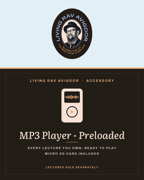 MP3 Player with Preloaded Micro SD – Living Rav Avigdor