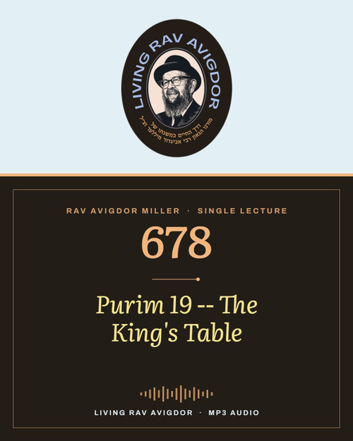Rav Avigdor Miller MP3 lecture cover
