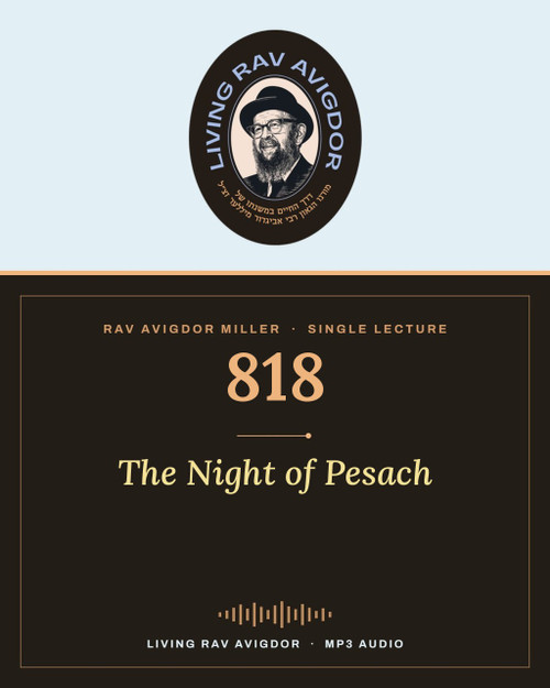 Rav Avigdor Miller lecture 818 – The Night of Pesach (MP3)