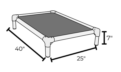 Replacement Fabric for Standard PVC & Silver Aluminum Beds