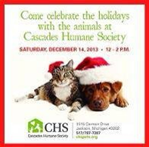 Cascades Humane Society MI dogs and cats getting Kuranda beds for Christmas