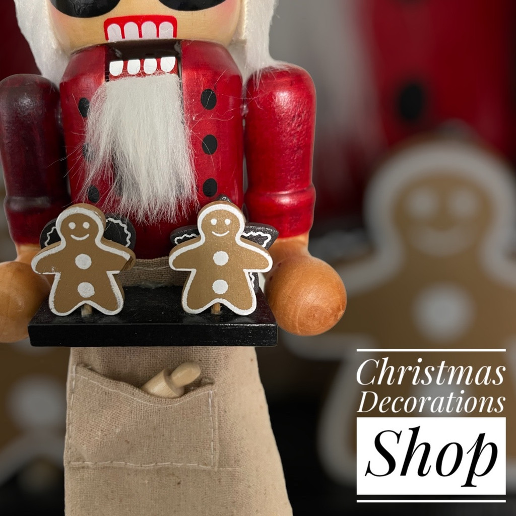 Gingerbread Nutcracker Doll Display 