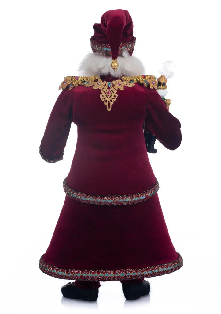Katherine's Collection Santa with Nutcracker Figure