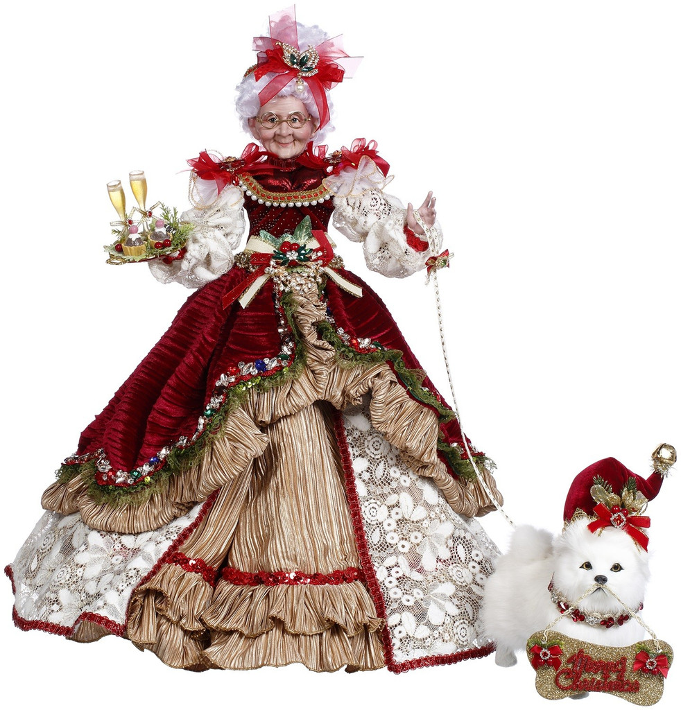 Mrs Claus Mark Roberts Christmas Doll Display