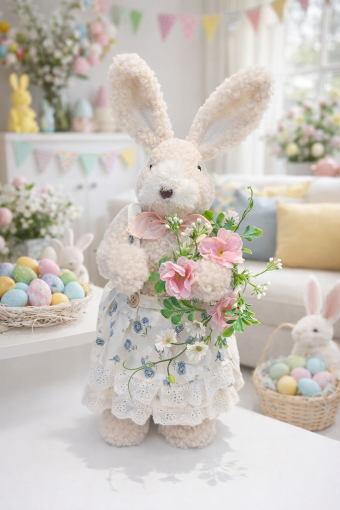 Mrs Bunny Decorative Easter Figure