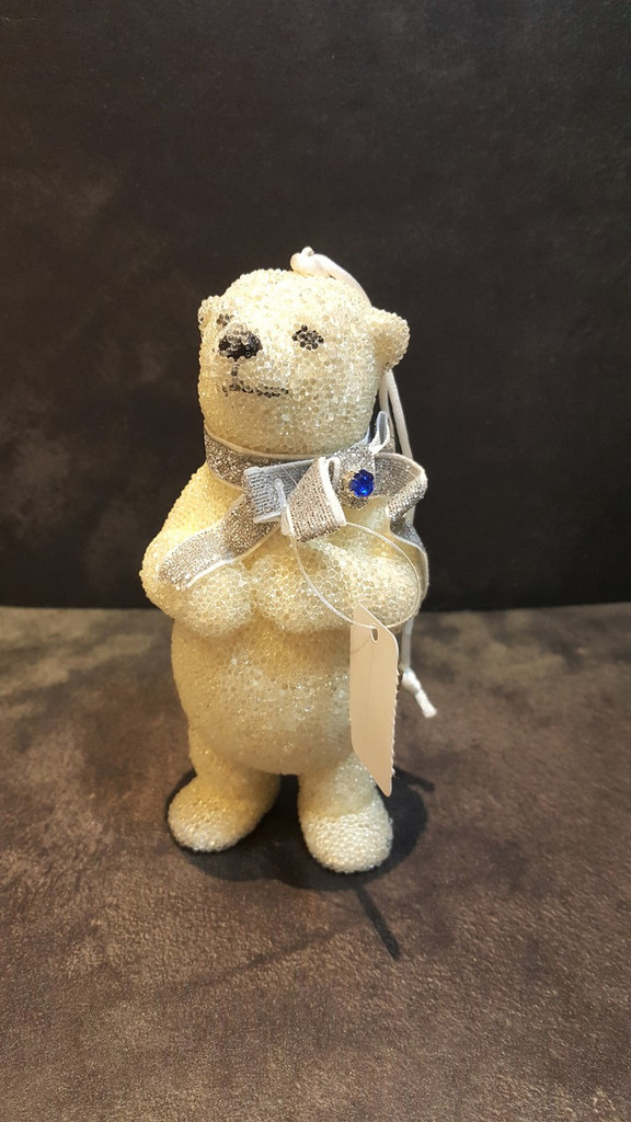 Katherine's Collection Azure Ice Bear Ornament SALE