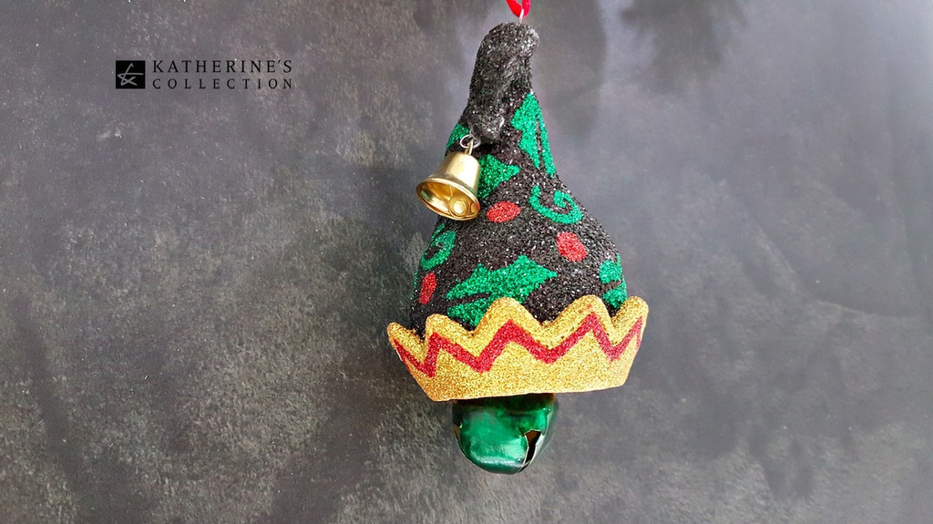 Katherine's Collection Elf Hat Christmas Tree Ornament 