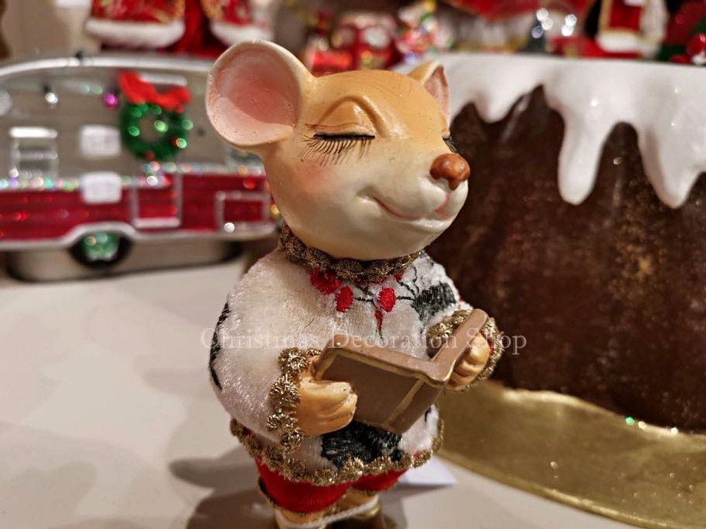 Goodwill Holly Choir Mice Christmas Ornament 