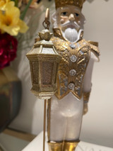 Golden Nutcracker Lantern Display 