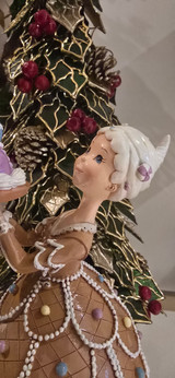 Christmas Gingerbread Mrs. Claus Figurine