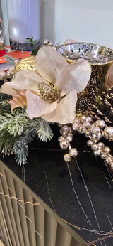 Christmas 2025 Gold Christmas Candle Holder Display Christmas 2025 Gold Christmas Candle Holder Display