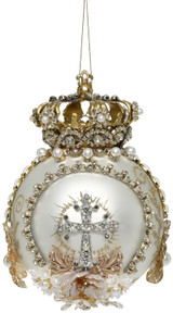 Mark Roberts Crown Bauble 18cm