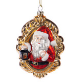 Santa Glass ornament