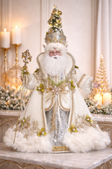 Mark Roberts Santa Doll – White & Gold | 2026 Limited Edition