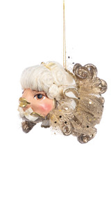 SUN KING BAROQUE LADY FISH ORN GLD 13CM