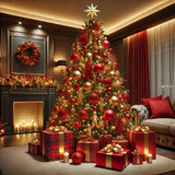 Elegant Christmas, Decor, Red and Gold Holiday Inspiration 