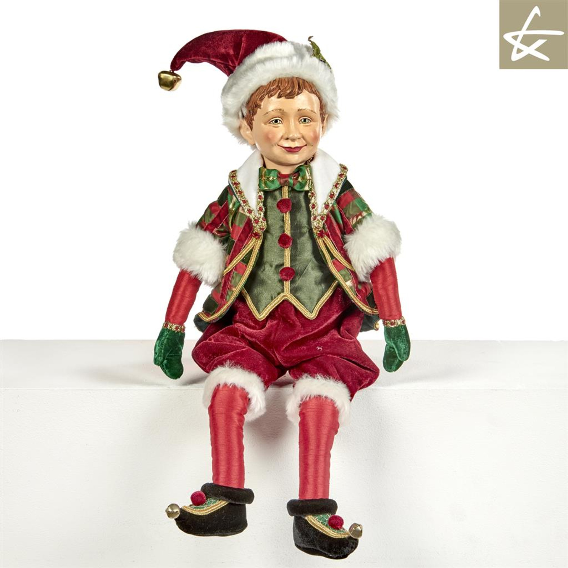 Katherine's Collection Tartan Tradition Elf Doll