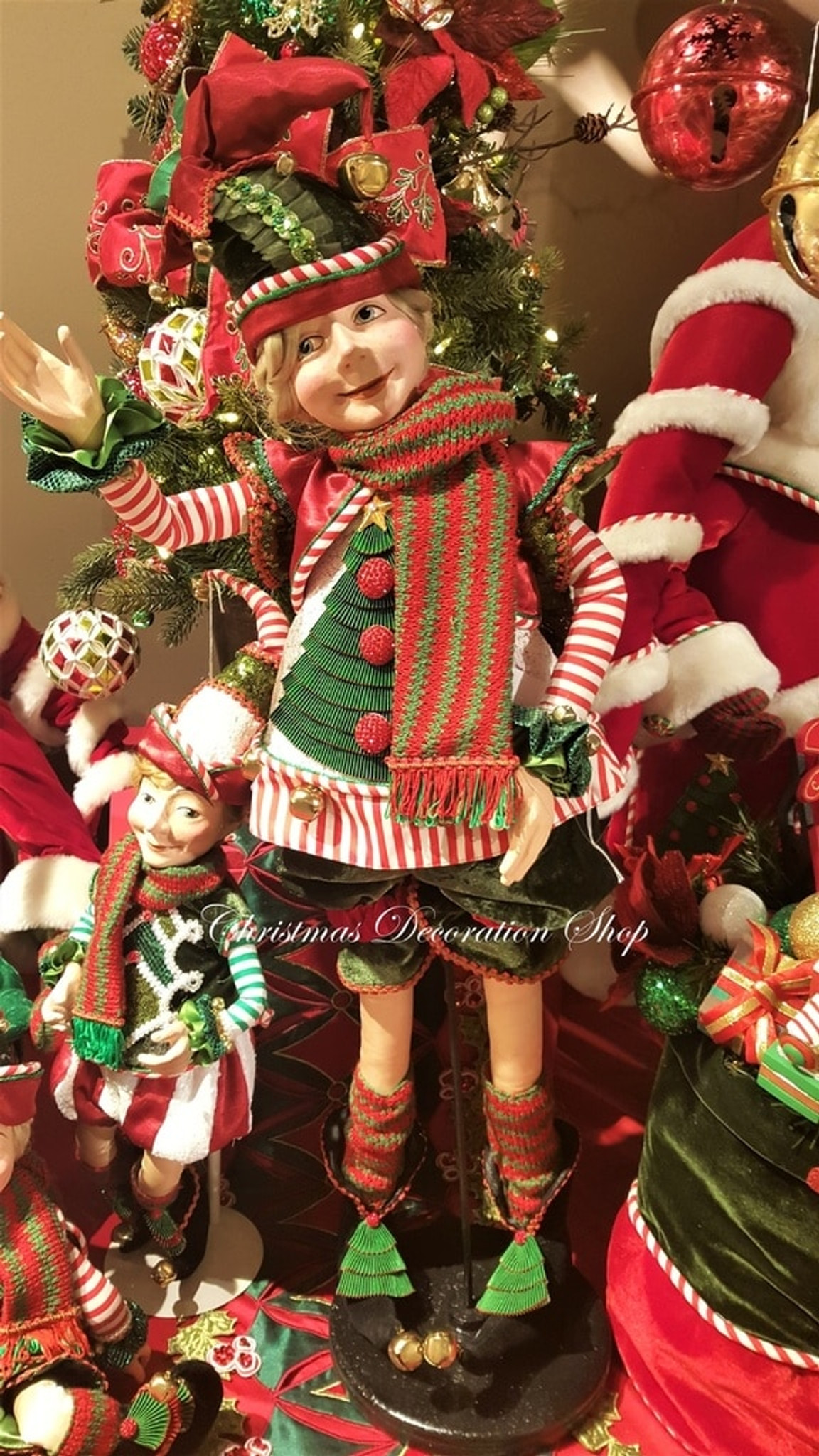 Katherine's Collection 2018 Elf Doll Display