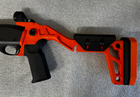 KICK-EEZ Tac-1 Orange on Chisel stock for SWAT Games less than lethal