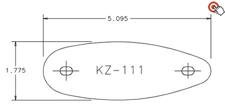 KICKEEZ PREFIT KZ 111 Recoil Pad Perfect Fitting for Maximum Comfort