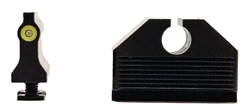 Dual Picture Tritium Night Sights for Glock double stack, Walther PDP, Ruger RXM, etc. – Orange – Optics Ready/Suppressor Height .256 inches taller than our standard sights