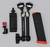 Comes with 1 mag and baseplate, 1 NATO clamp, 1 articulated arm, 1 Universal phone holder and carrying case.