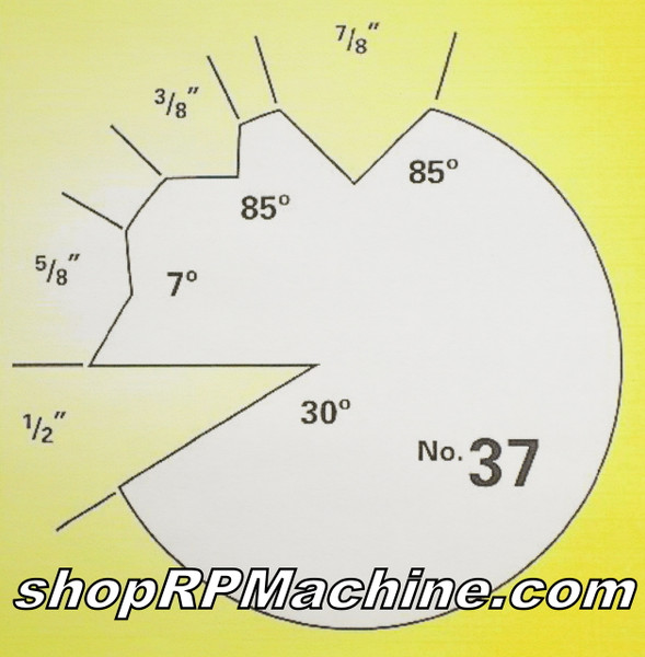 RD00353 Roto Die #37 Roto Die (lower die)