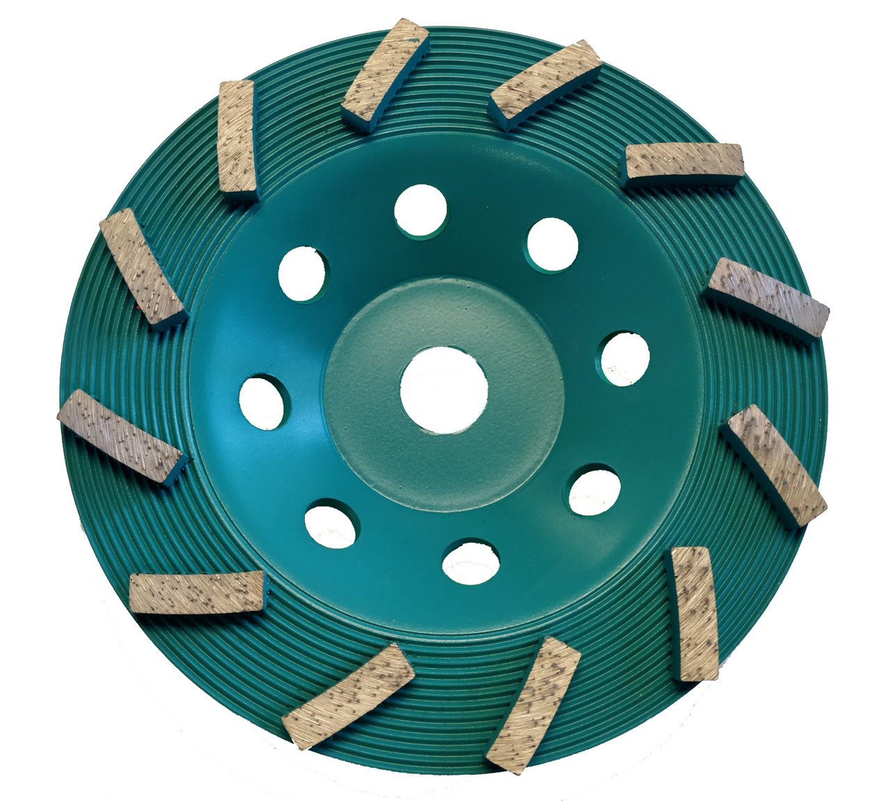 7" 12 Segment Spiral Cut Premium Cup Wheel