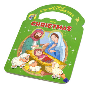 Catholic Activity & Sticker Book About Christmas 886