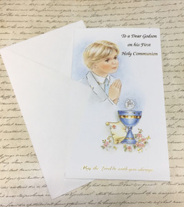 To a Dear Godson on his First Holy Communion 11-1020