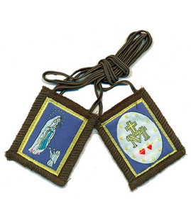G: Our Lady of Lourdes Brown Scapular G: Our Lady of Lourdes Brown Scapular